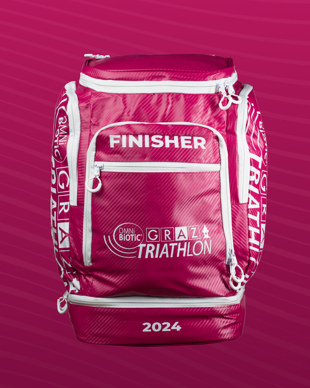 OMNi-POWER Graz Triathlon Rucksack magenta