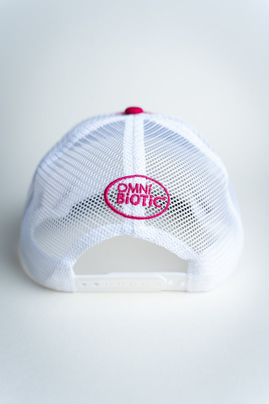 OMNi-BiOTiC® Boco Technical Trucker Cap magenta/weiß