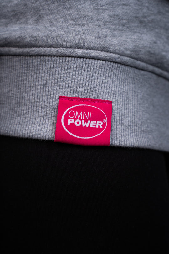 OMNi-POWER® Healthy Gut Club Crew Neck Sweatshirt Grau