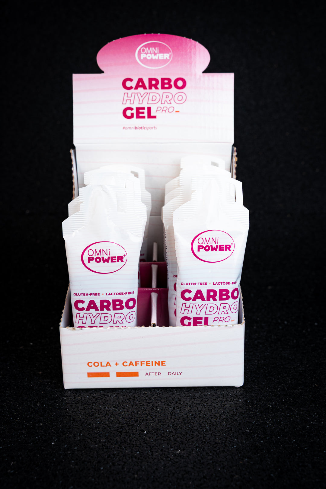 OMNi-POWER® CARBO HYDRO GEL PRO Cola + Koffein