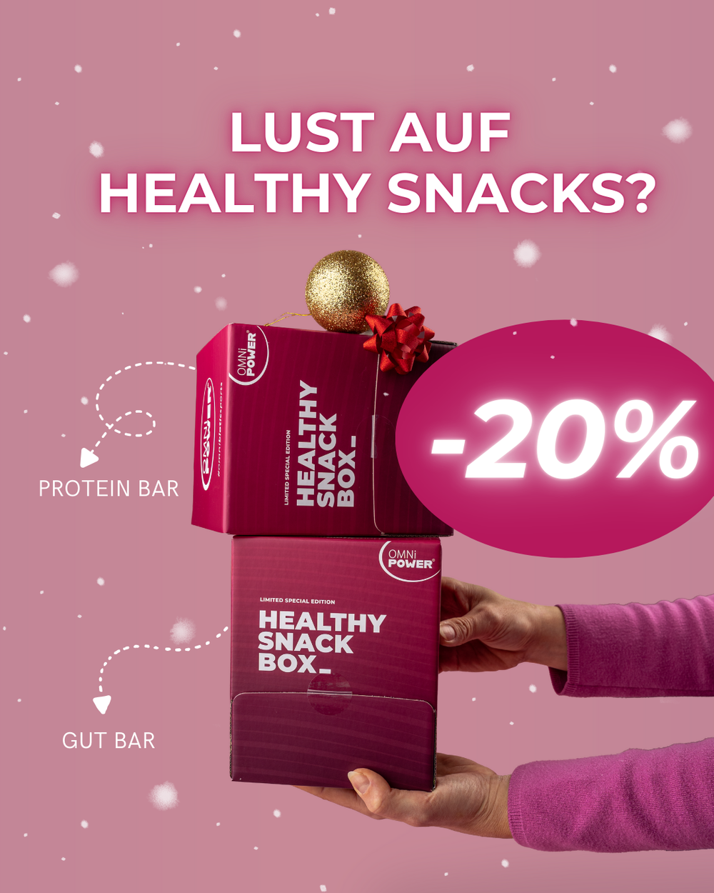 Lust auf Healthy Snacks? -20% auf Snack Box: Protein Bar und Gut Bar